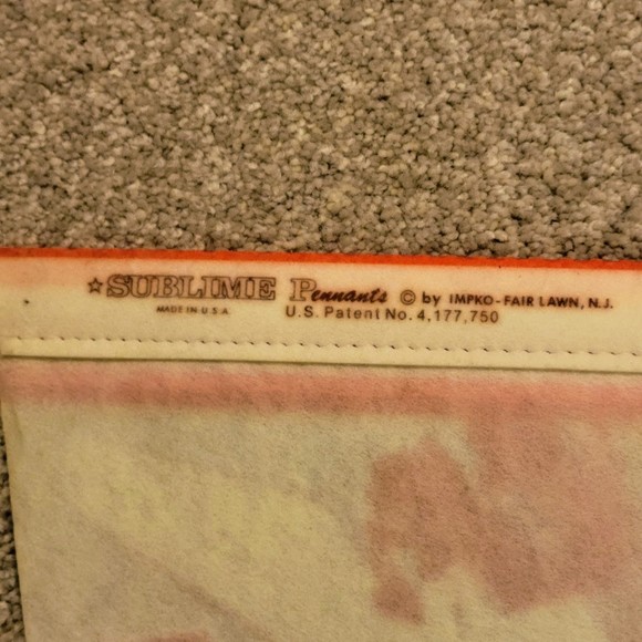 Vtg Kennedy Space Center Felt Pennant Sublime Florida1980’s Rare - Picture 6 of 10